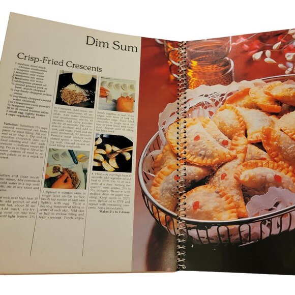 Vintage 80s Cookbook Lot Chinese Italian Work Cook Book Food Recipe Home Kitchen - Picture 12 of 13